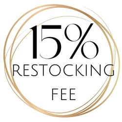 15% Restocking Fee